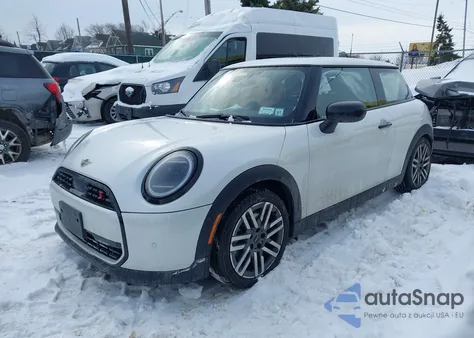 2025 Mini Hardtop Cooper S из США, поврежденный, VIN WMW23GD00S2W25411